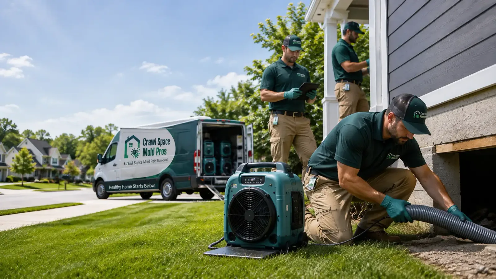 Crawl Space Mold Removal in Emerado, ND